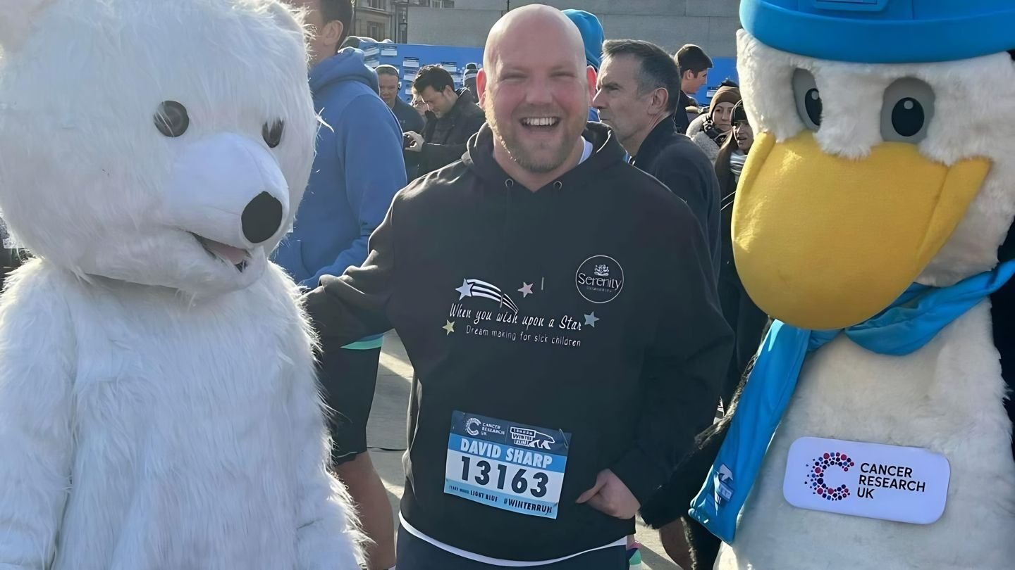 David Sharp LIBF Learner and Financial Adviser at a charity run