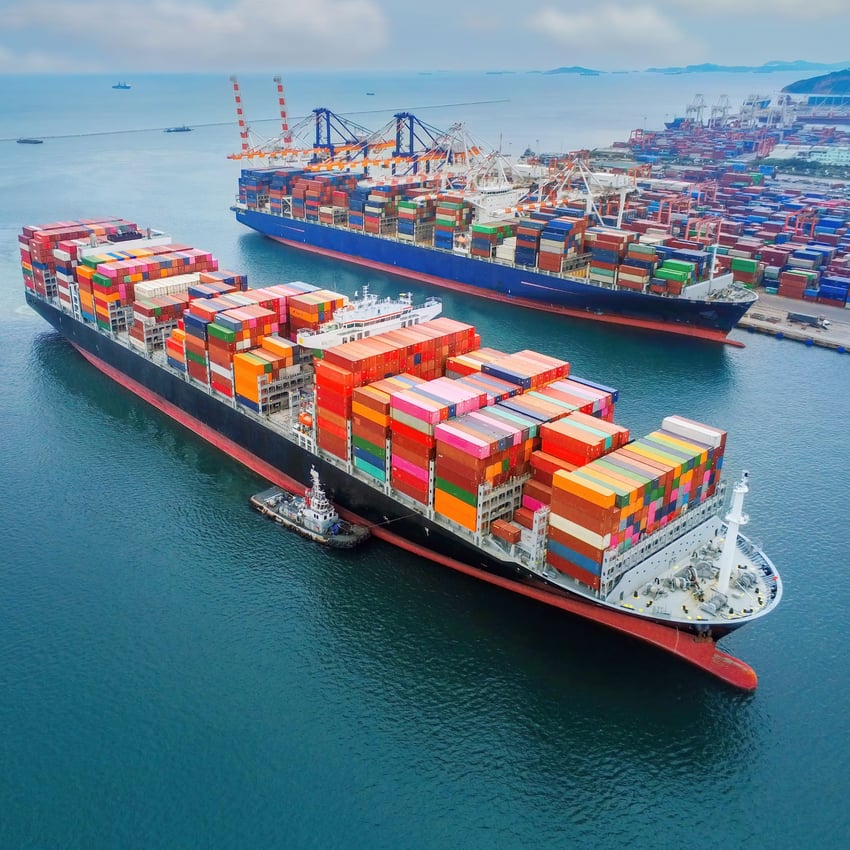 cargo ship for trade