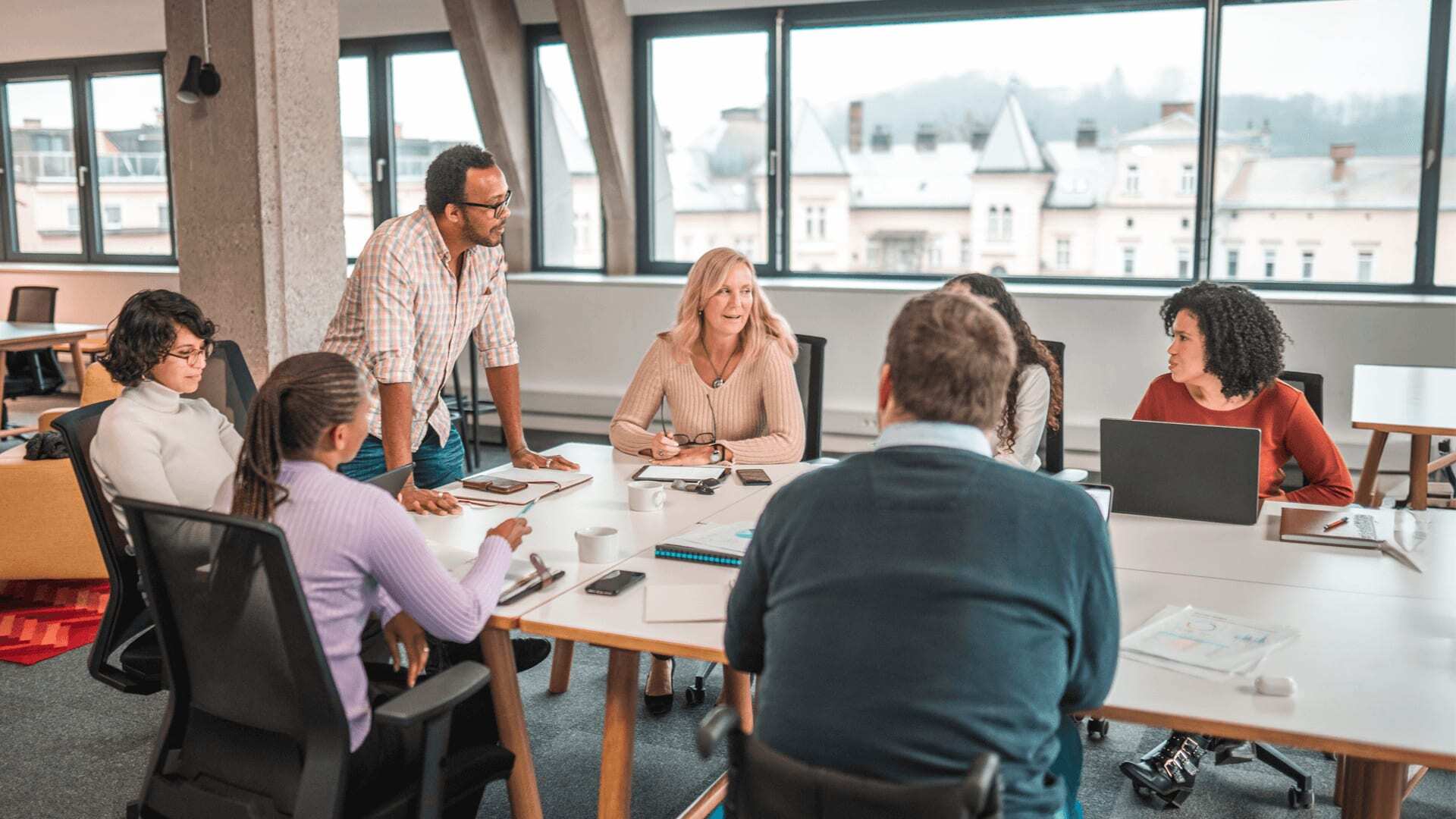 A group of cybersecurity experts discussing how to protect data, secure system access, and ensure mobile security across internet services from cyber criminals.