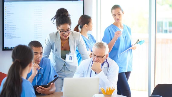 A senior project manager for the NHS leading a project on service improvement.