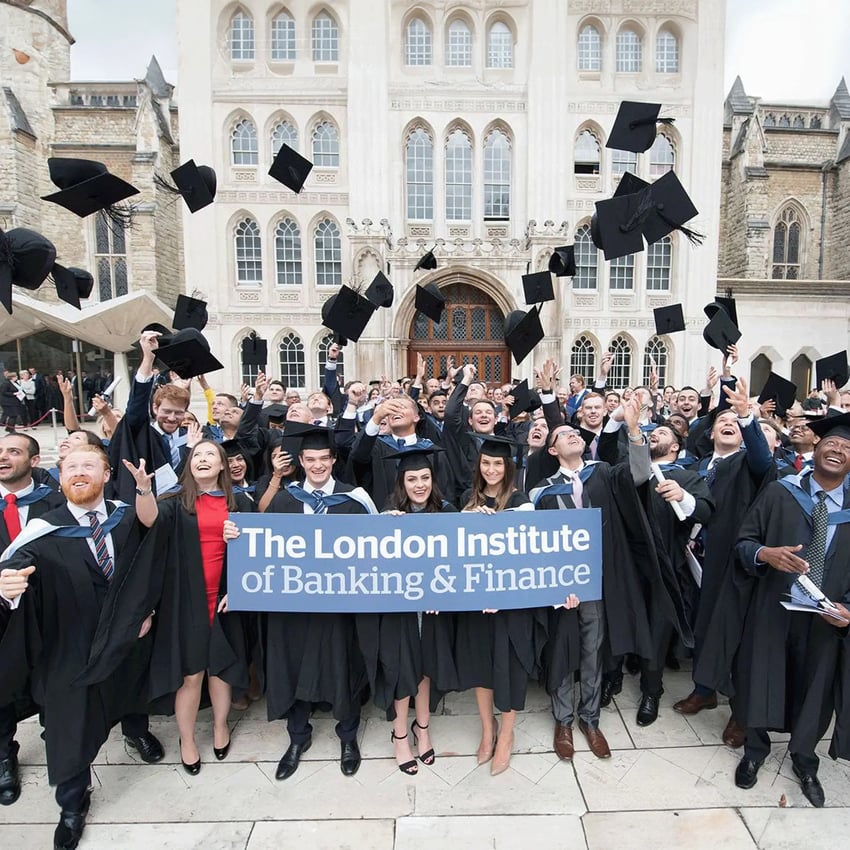 Students at graduation