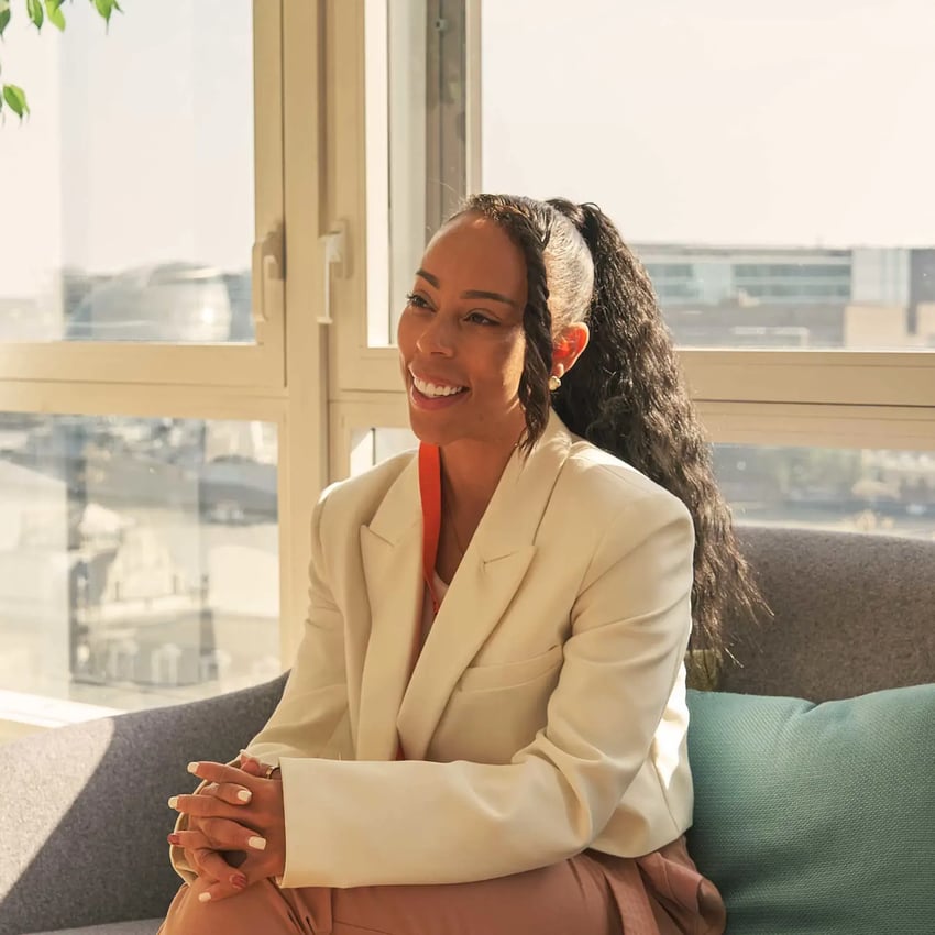 Walbrook student from employer partnership sat in our London campus