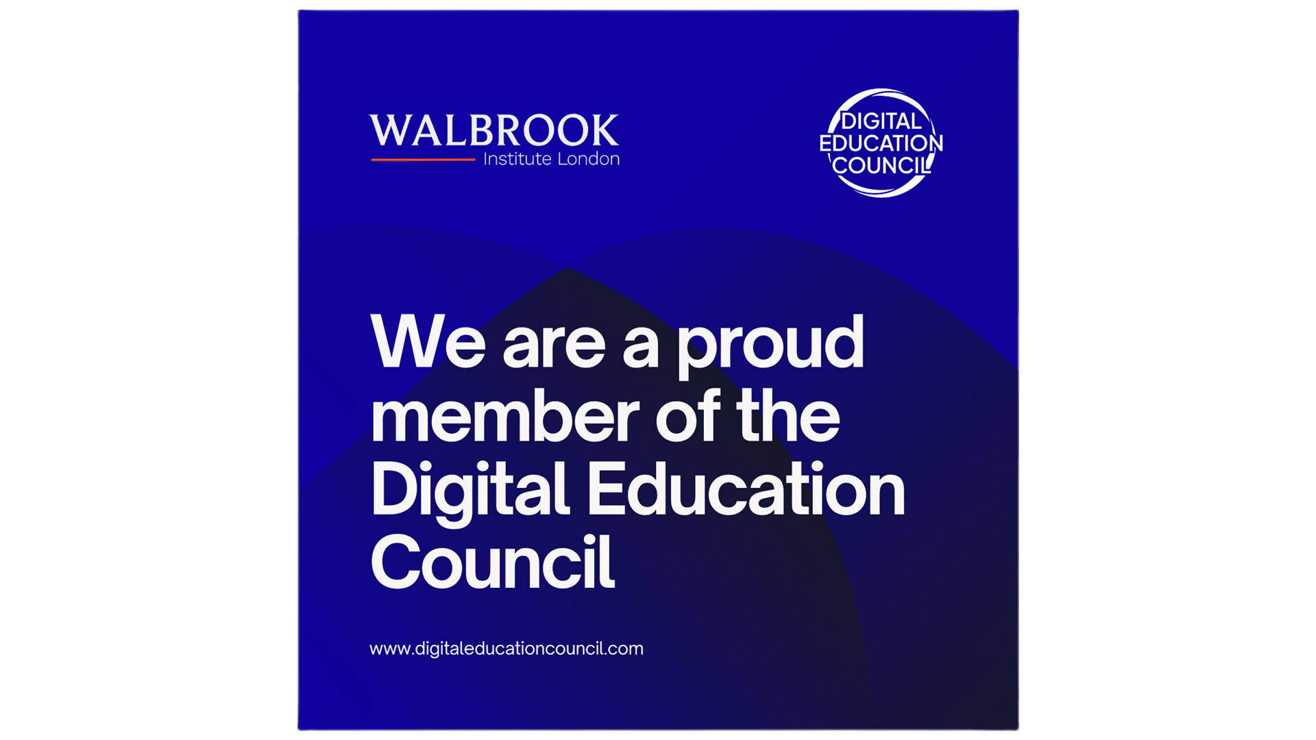 Walbrook DEC logo dark blue transparent background