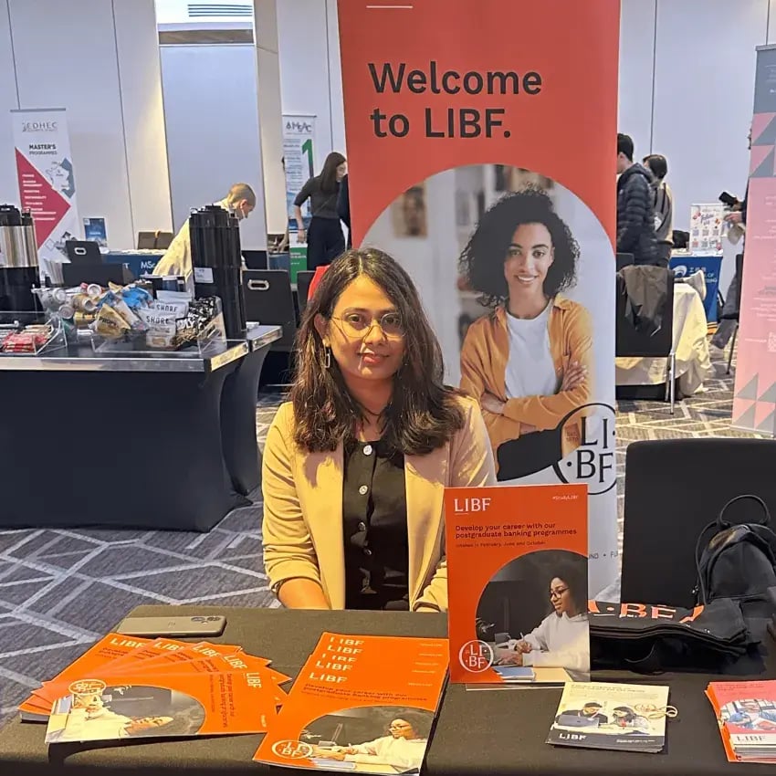 Staff at the QS Master’s Fair 2024